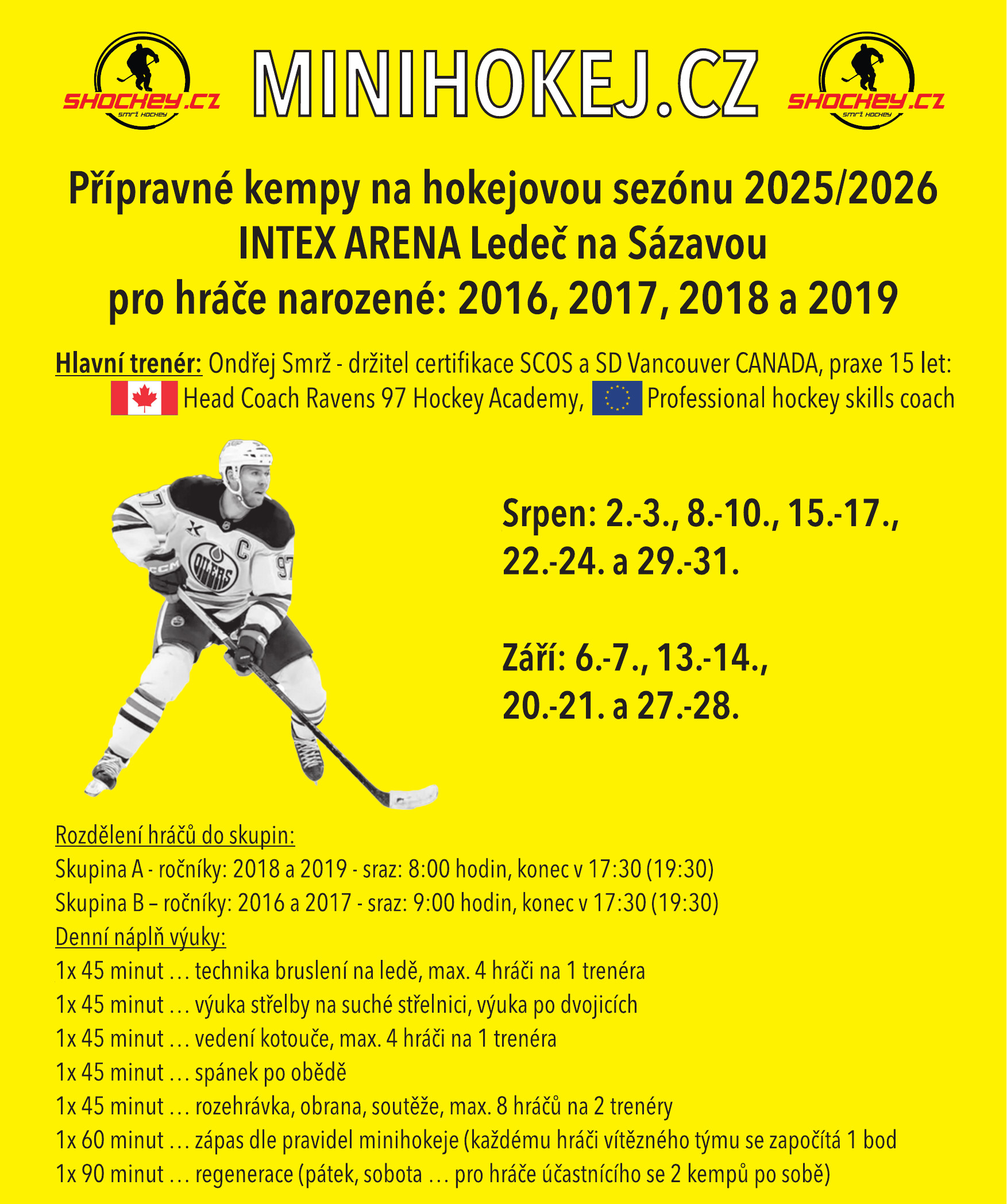 MINI HOKEJ Leták